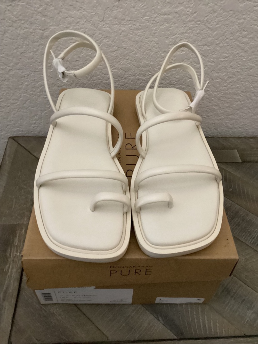 PURE Donna Karan Allie Strappy Sandal (Women) 9M